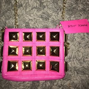 Betsey Johnson Stud Muffin Hibiscus Crossbody bag